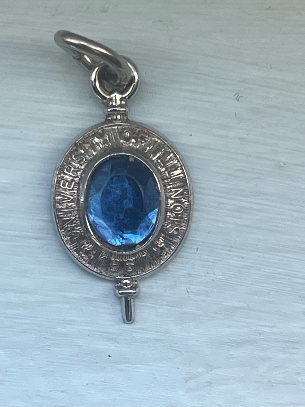 Vintage Sterling Charm University of Illinois